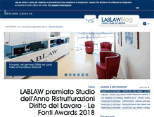 Tablet Screenshot of lablaw.com